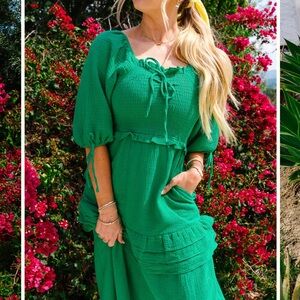 Kelly Dress- Large- Cotton Dress